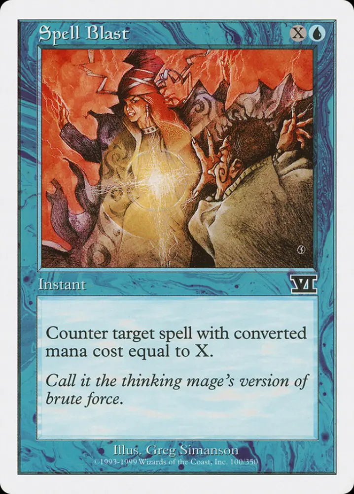 Spell Blast [Classic Sixth Edition] - MTG Single
