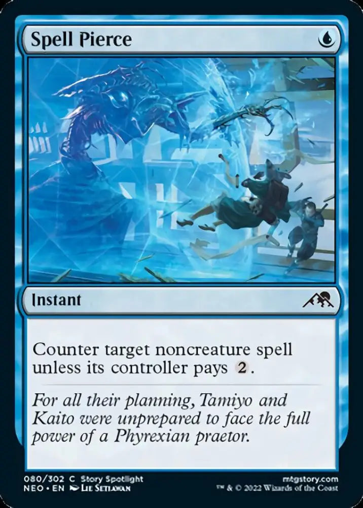 Spell Pierce [Kamigawa: Neon Dynasty] - MTG Single