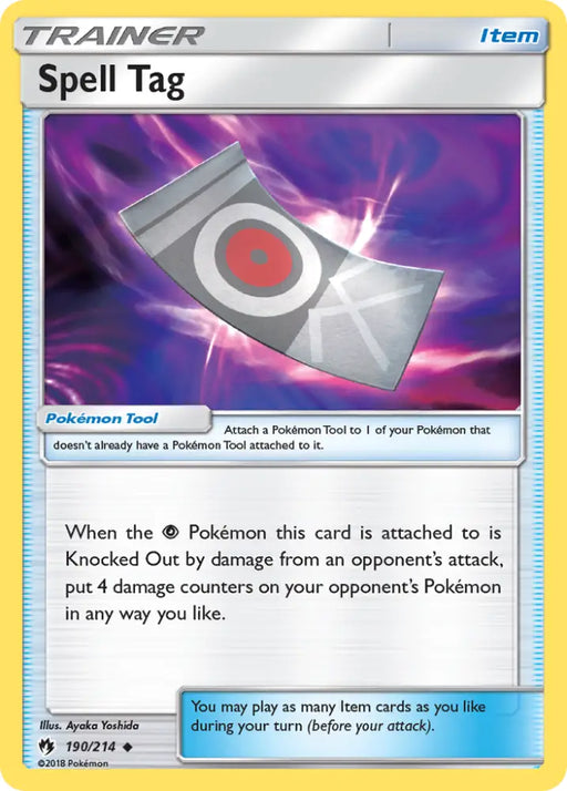 Spell Tag (190/214) [Sun & Moon: Lost Thunder] - Pokemon Single