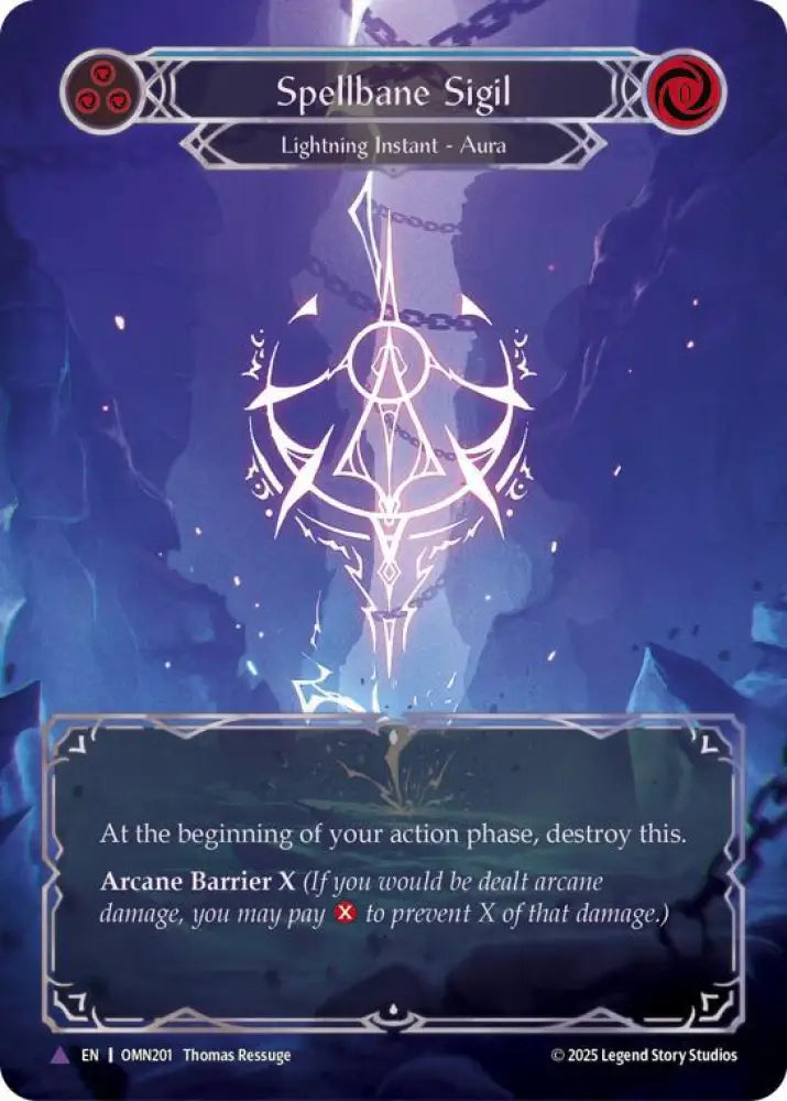 Spellbane Sigil (Blue) (Marvel) (OMN201) [Omens of the Third Age]