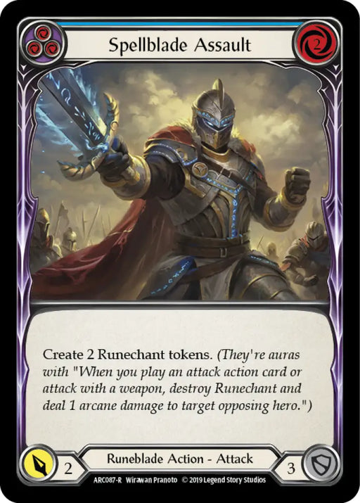 Spellblade Assault (Blue) [Arcane Rising 1st Edition] 1st Edition Normal - Flesh And Blood Single