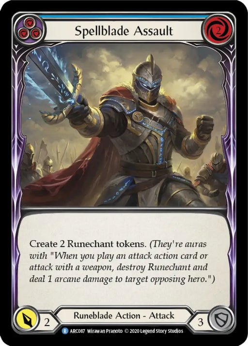 Spellblade Assault (Blue) [Arcane Rising Unlimited] Unlimited Normal - Flesh And Blood Single