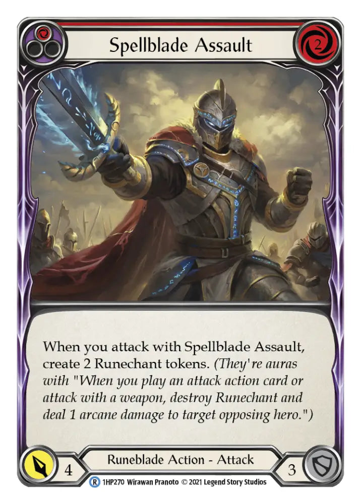 Spellblade Assault (Red) [1HP270] (History Pack 1) - Flesh And Blood Single