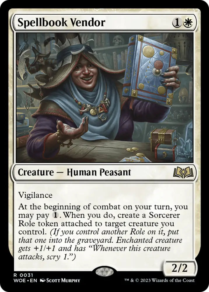 Spellbook Vendor [Wilds of Eldraine] - MTG Single