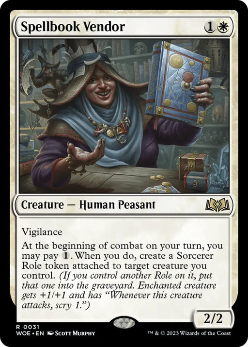 Spellbook Vendor [Wilds of Eldraine] - MTG Single