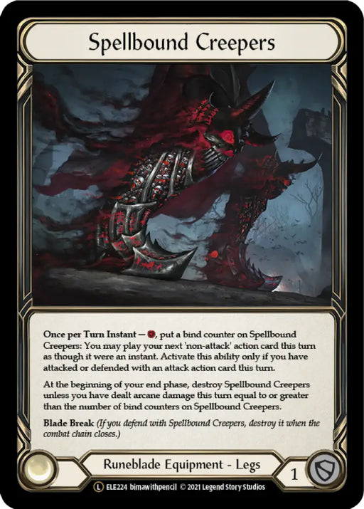 Spellbound Creepers [Tales of Aria Unlimited] Unlimited Rainbow Foil - Flesh And Blood Single