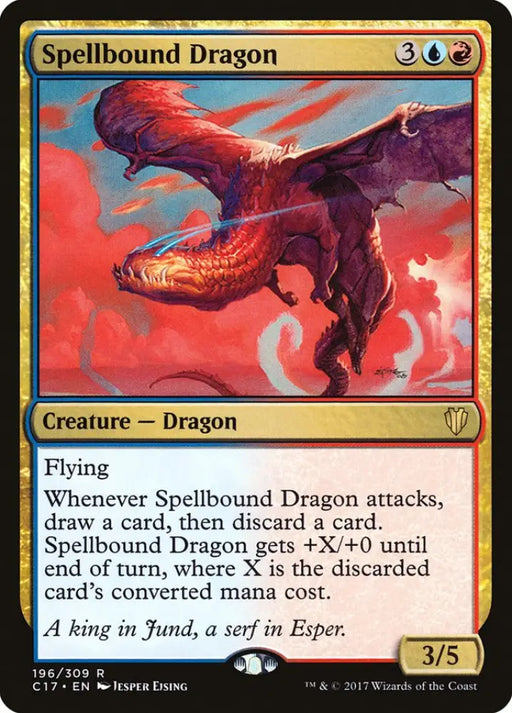 Spellbound Dragon [Commander 2017] - MTG Single