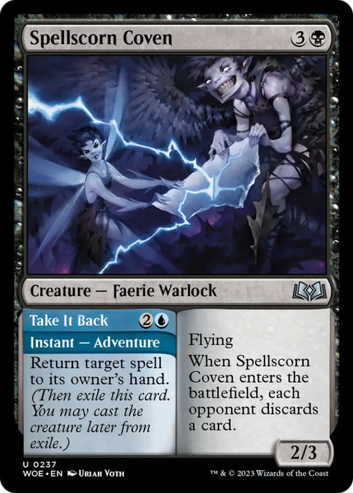 Spellscorn Coven // Take It Back [Wilds of Eldraine] - MTG Single