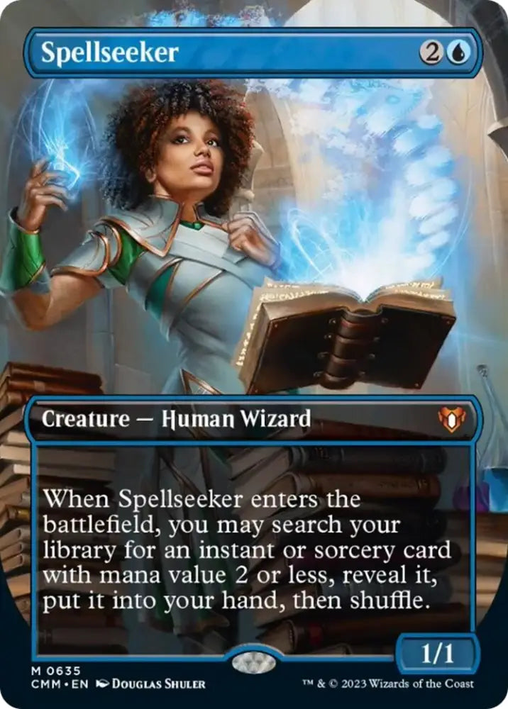 Spellseeker (Borderless Alternate Art) [Commander Masters] - MTG Single