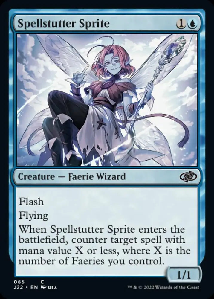 Spellstutter Sprite [Jumpstart 2022] - MTG Single