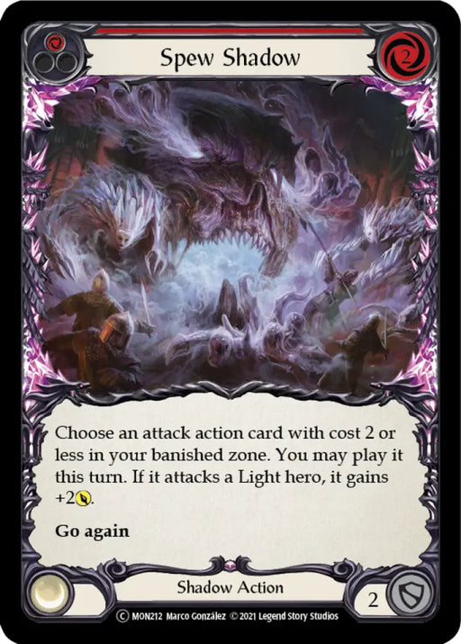 Spew Shadow (Red) [Monarch Unlimited] Unlimited Normal - Flesh And Blood Single