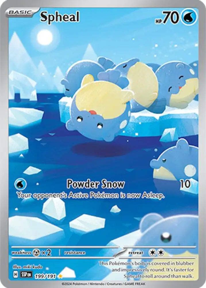 Spheal (199/191) [Scarlet & Violet: Surging Sparks] - Pokemon Single