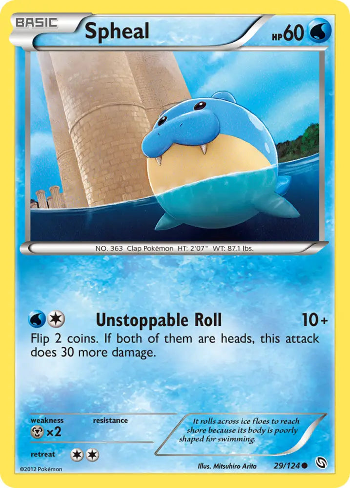 Spheal (29/124) [Black & White: Dragons Exalted] - Pokemon Single
