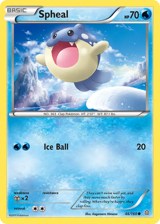Spheal (46/160) [XY: Primal Clash] - Pokemon Single