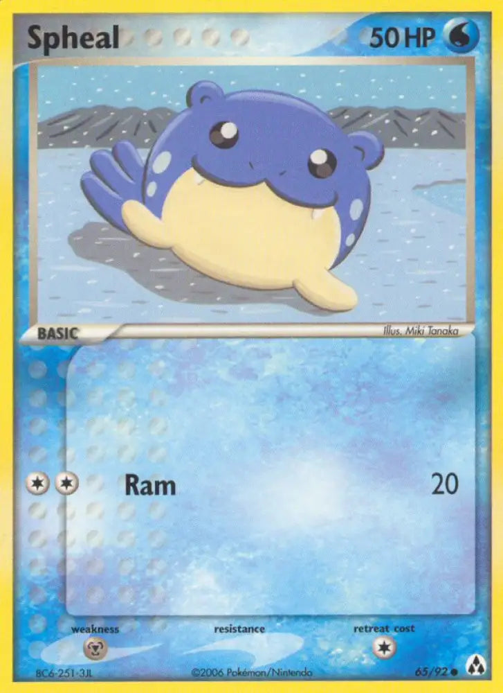 Spheal (65/92) [EX: Legend Maker] - Pokemon Single