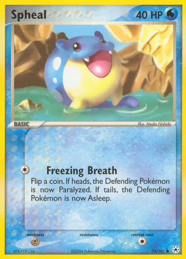 Spheal (74/101) [EX: Hidden Legends] - Pokemon Single