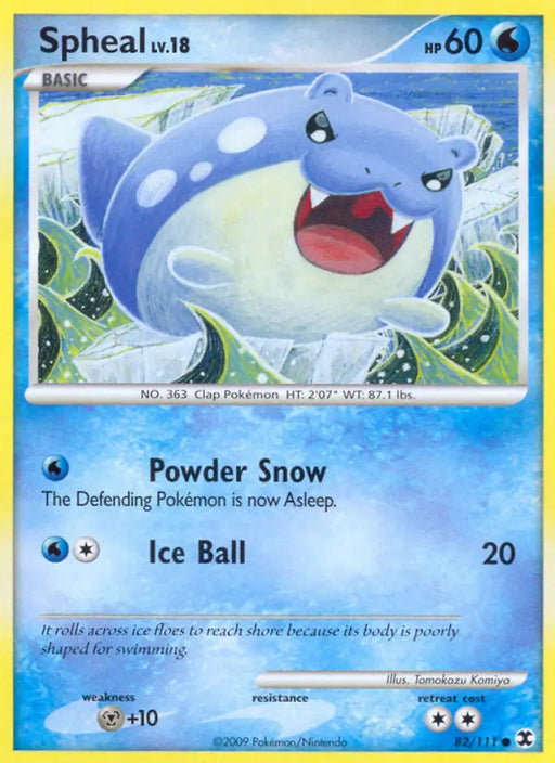 Spheal (82/111) [Platinum: Rising Rivals] - Pokemon Single