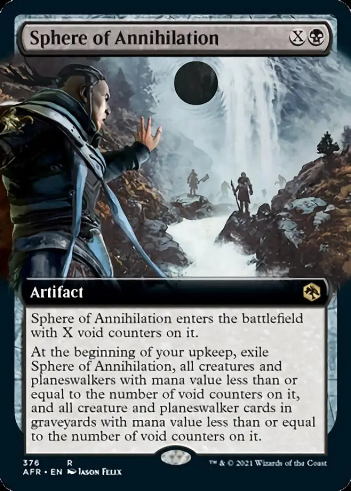 Sphere of Annihilation (Extended Art) [Dungeons & Dragons: Adventures in the Forgotten Realms] - MTG Single