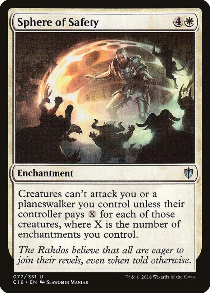Sphere of Safety [Commander 2016] - MTG Single