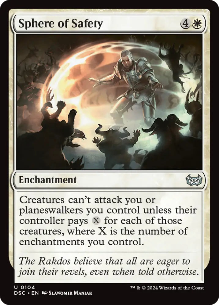 Sphere of Safety [Duskmourn: House of Horror Commander] - MTG Single