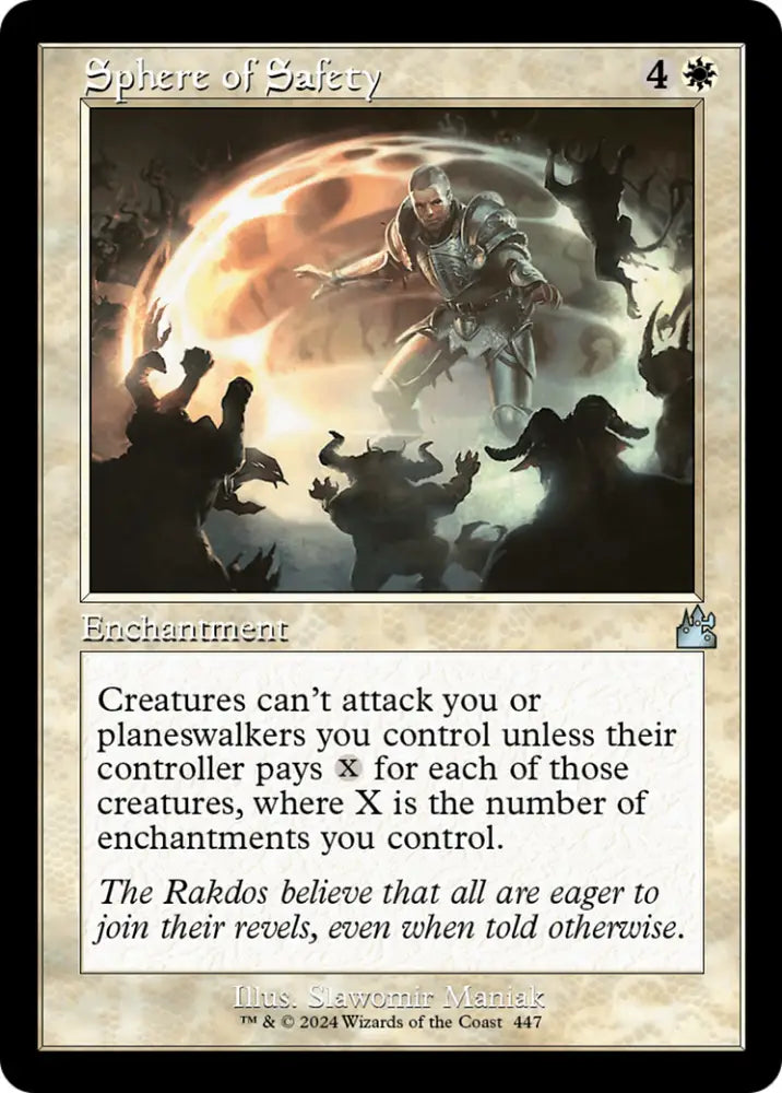 Sphere of Safety (Retro Frame) [Ravnica Remastered] - MTG Single