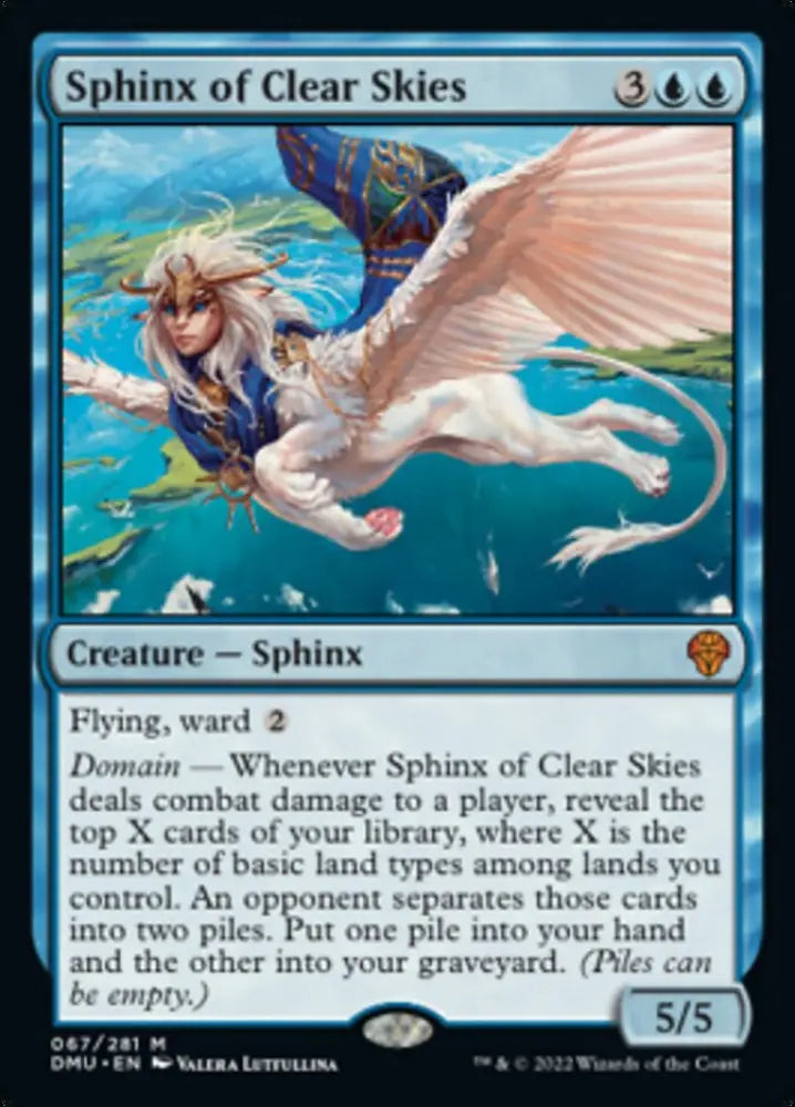 Sphinx of Clear Skies [Dominaria United] - MTG Single