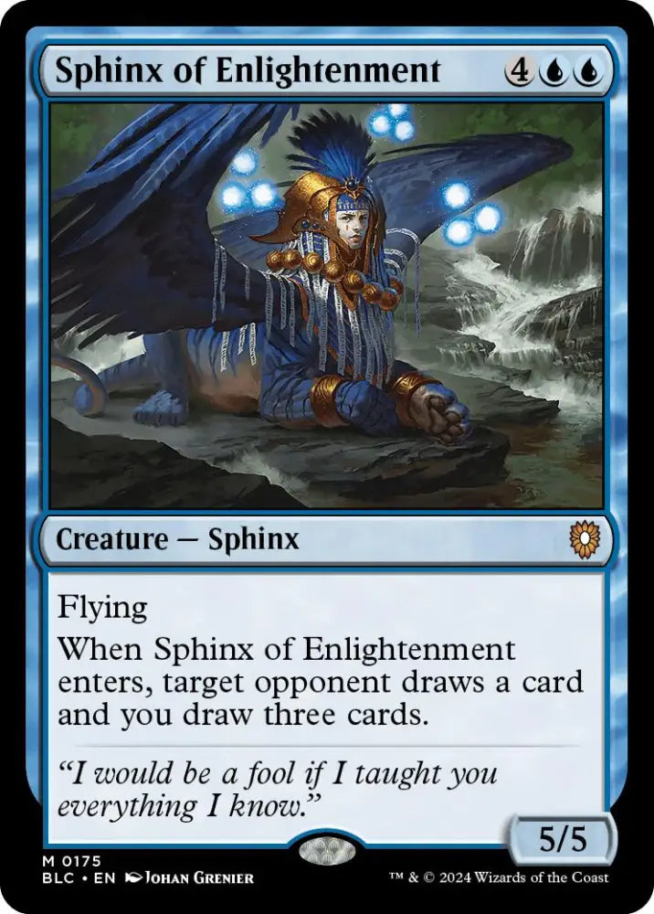 Sphinx of Enlightenment [Bloomburrow Commander] - MTG Single