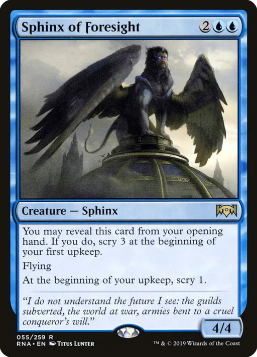 Sphinx of Foresight [Ravnica Allegiance] - MTG Single