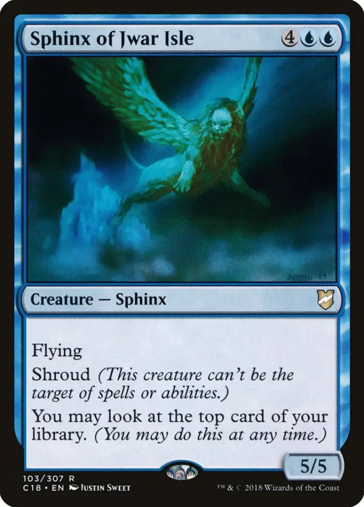 Sphinx of Jwar Isle [Commander 2018] - MTG Single