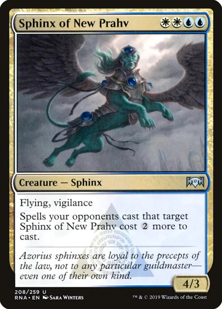 Sphinx of New Prahv [Ravnica Allegiance] - MTG Single