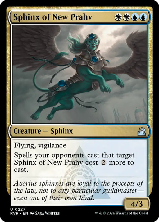 Sphinx of New Prahv [Ravnica Remastered] - MTG Single
