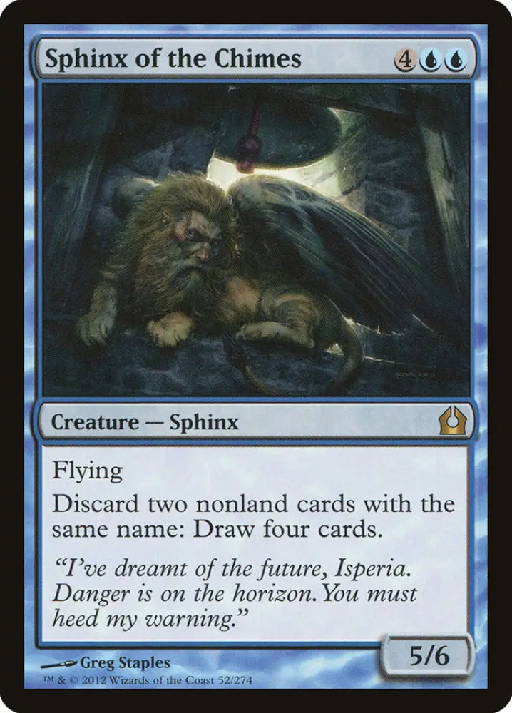 Sphinx of the Chimes [Return to Ravnica] - MTG Single