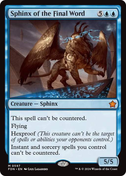 Sphinx of the Final Word [Foundations] - MTG Single