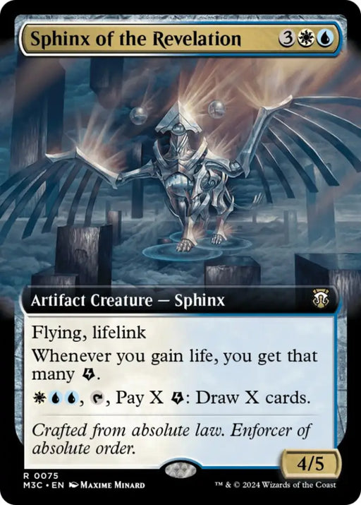 Sphinx of the Revelation (Extended Art) (Ripple Foil) [Modern Horizons 3 Commander] - MTG Single