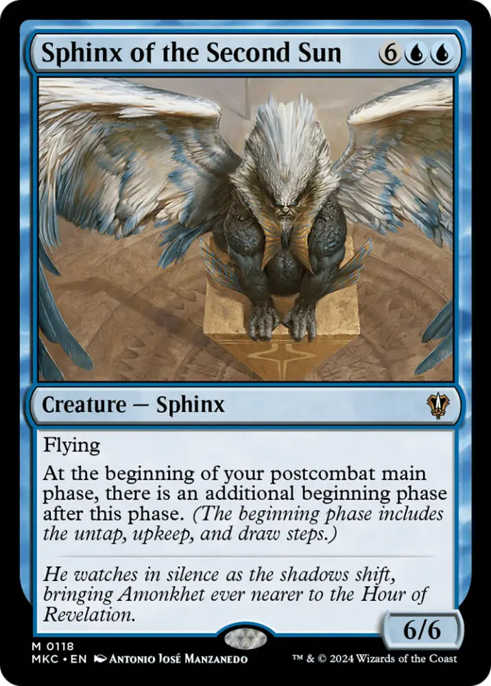 Sphinx of the Second Sun [Murders at Karlov Manor Commander] - MTG Single