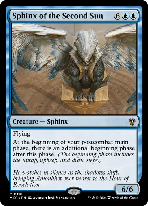 Sphinx of the Second Sun [Murders at Karlov Manor Commander] - MTG Single