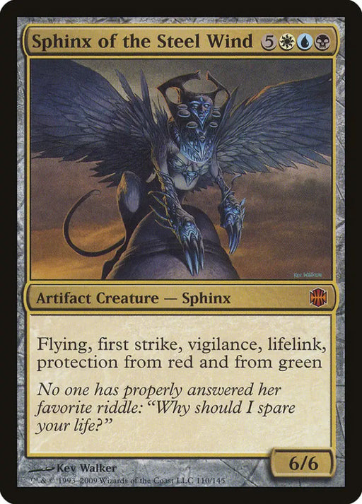 Sphinx of the Steel Wind [Alara Reborn] - MTG Single
