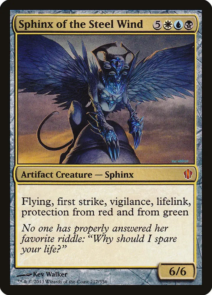 Sphinx of the Steel Wind [Commander 2013] - MTG Single