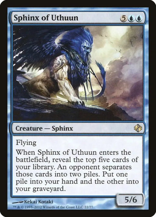 Sphinx of Uthuun [Duel Decks: Venser vs. Koth] - MTG Single