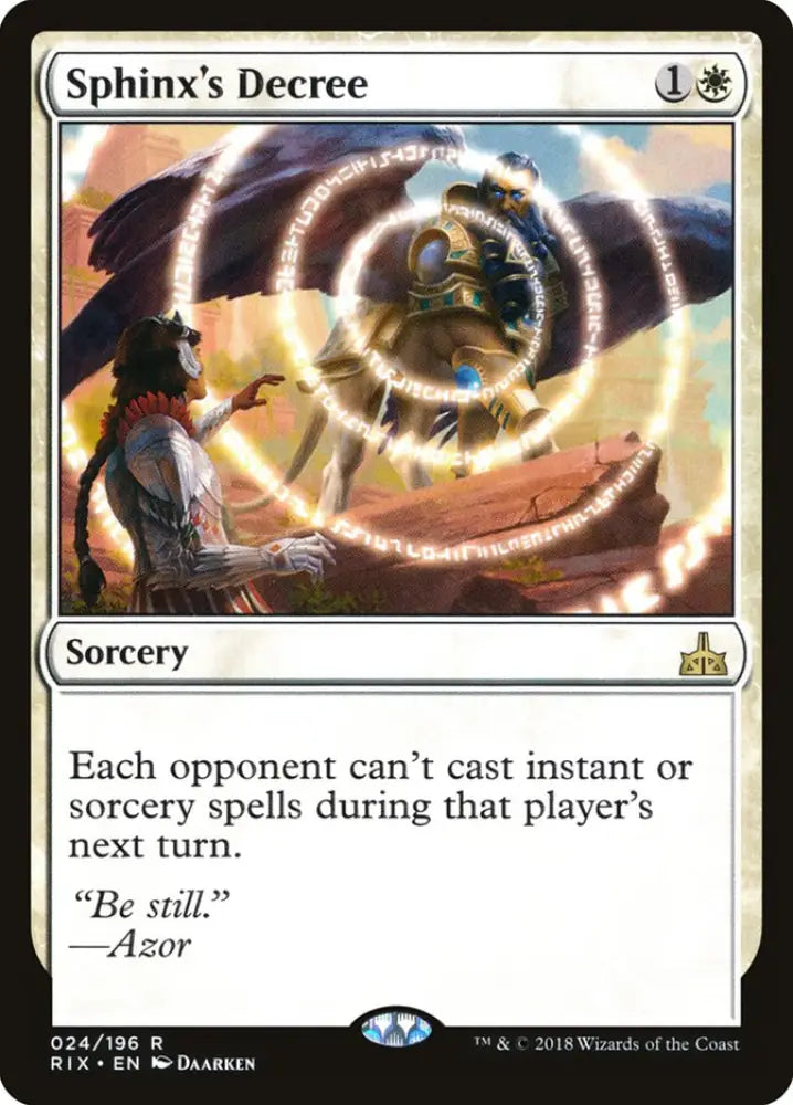Sphinx’s Decree [Rivals of Ixalan] - MTG Single