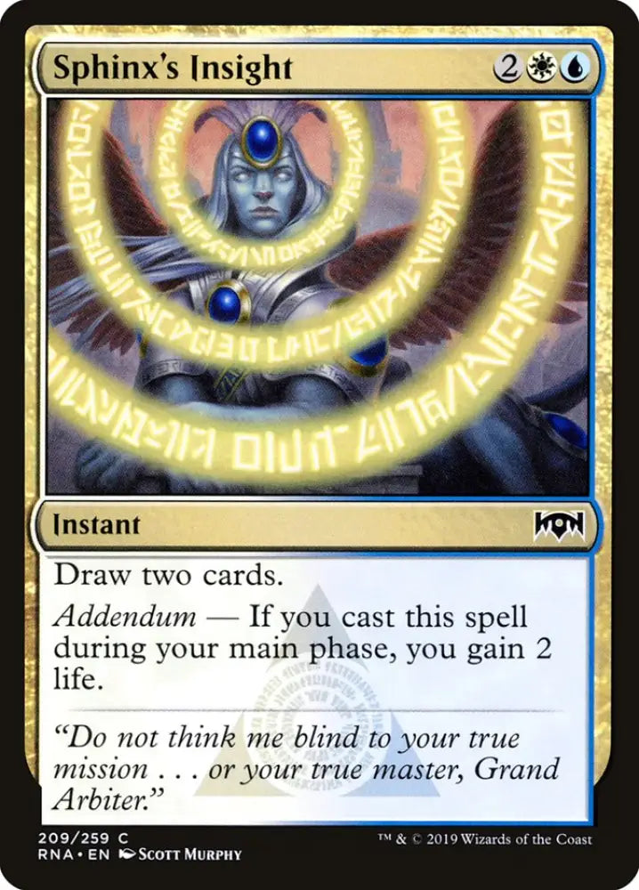 Sphinx’s Insight [Ravnica Allegiance] - MTG Single