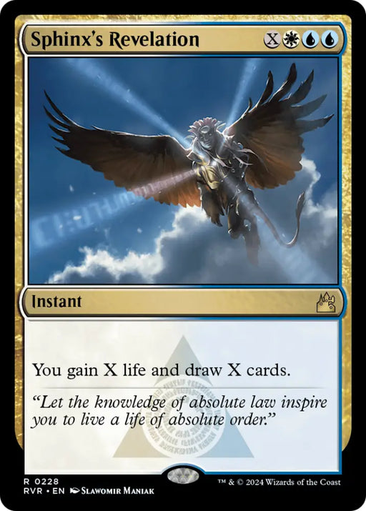 Sphinx’s Revelation [Ravnica Remastered] - MTG Single