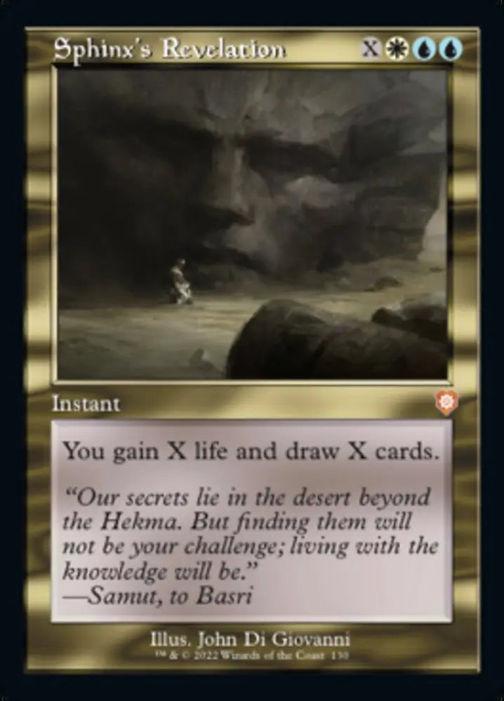 Sphinx’s Revelation (Retro) [The Brothers’ War Commander] - MTG Single
