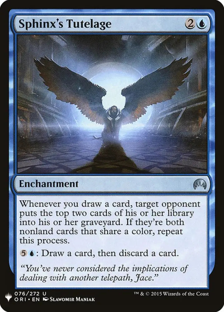 Sphinx’s Tutelage [Mystery Booster] - MTG Single