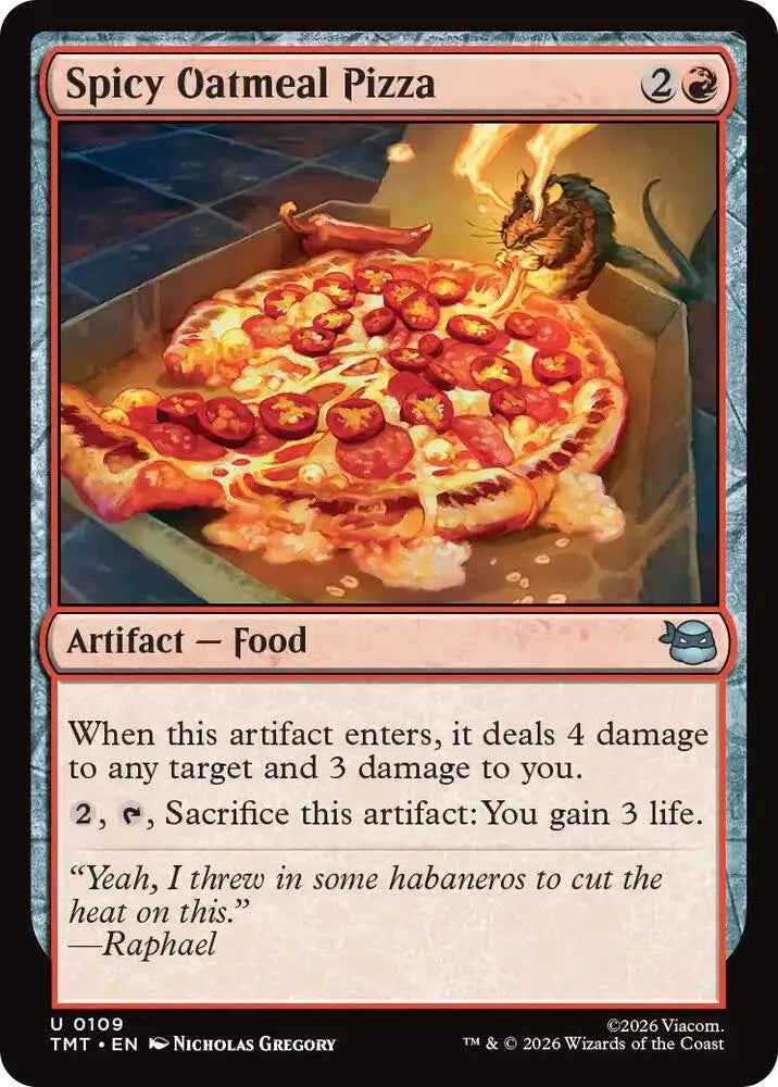 Spicy Oatmeal Pizza (109) [Teenage Mutant Ninja Turtles]