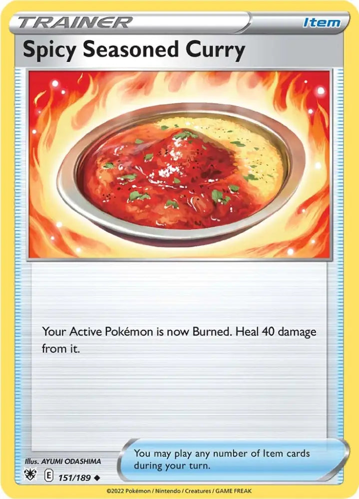 Spicy Seasoned Curry (151/189) [Sword & Shield: Astral Radiance] - Pokemon Single
