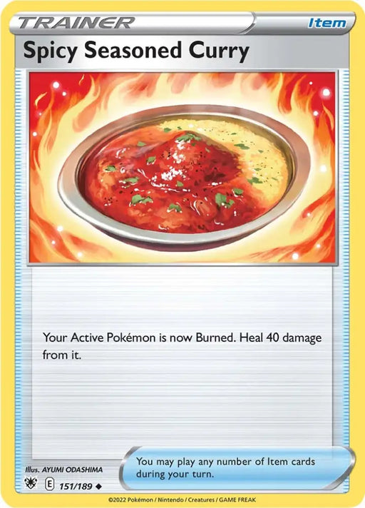 Spicy Seasoned Curry (151/189) [Sword & Shield: Astral Radiance] - Pokemon Single