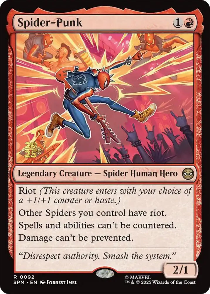 Spider-Punk (92) [Prerelease Cards]