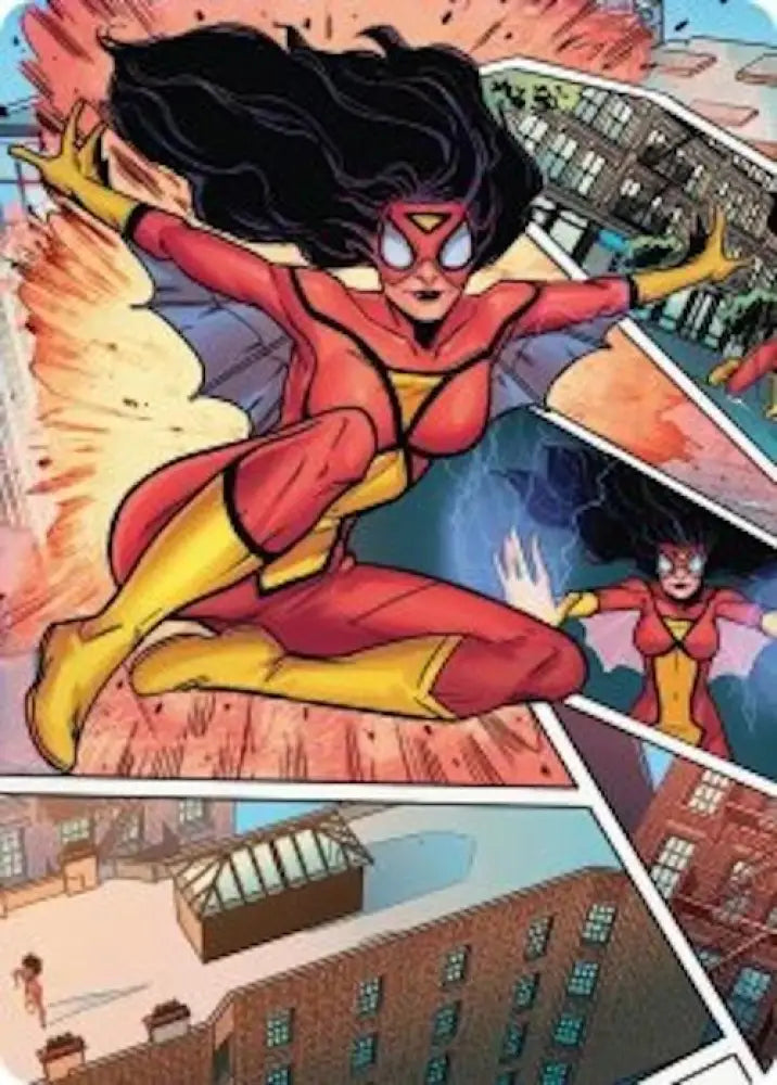 Spider-Woman, Stunning Savior Art Card (51) [Marvel's Spider-Man Art Series]