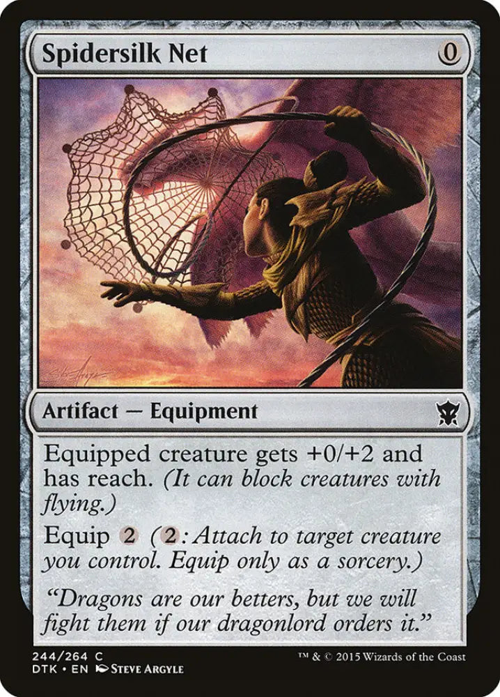 Spidersilk Net [Dragons of Tarkir] - MTG Single